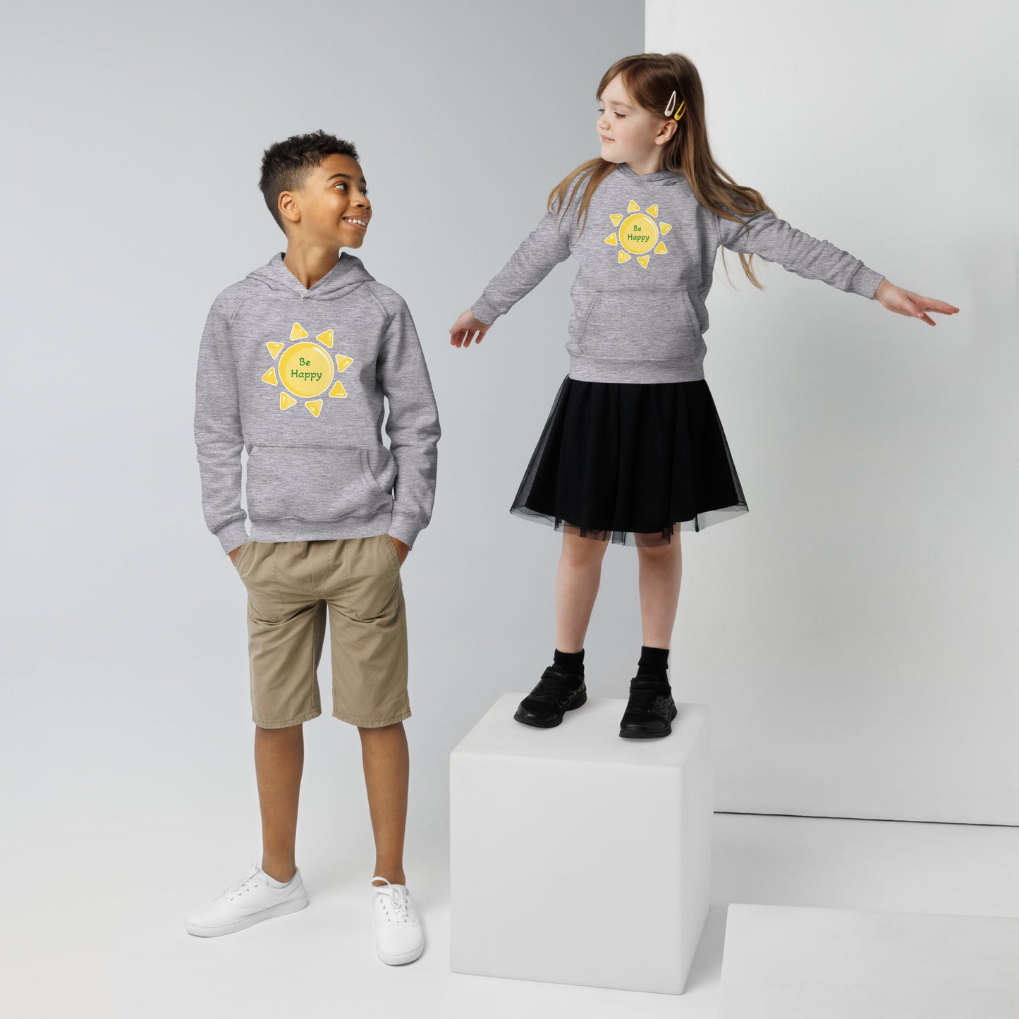 Sweat à capuche écologique pour enfants