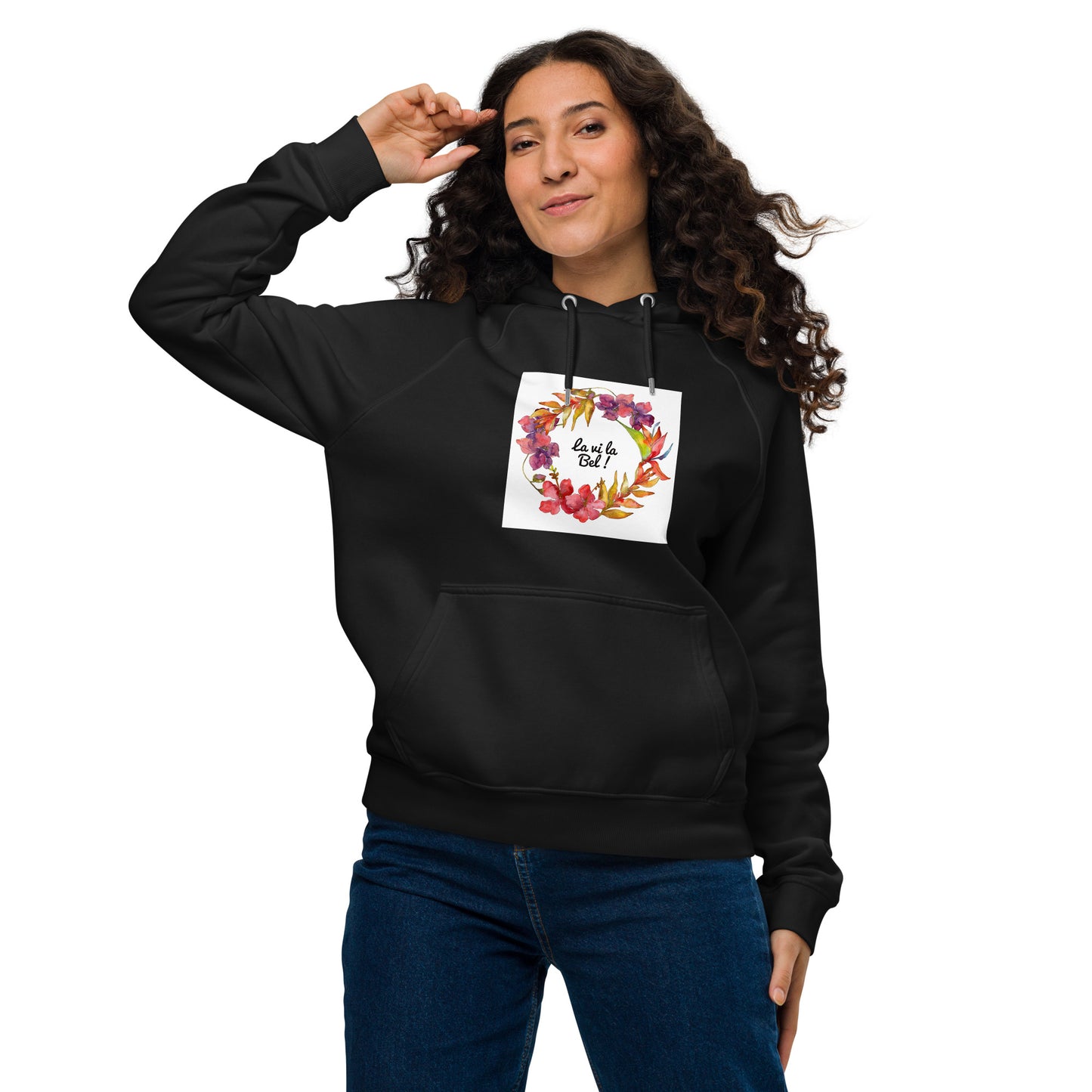 Sweat à capuche écologique Raglan unisexe