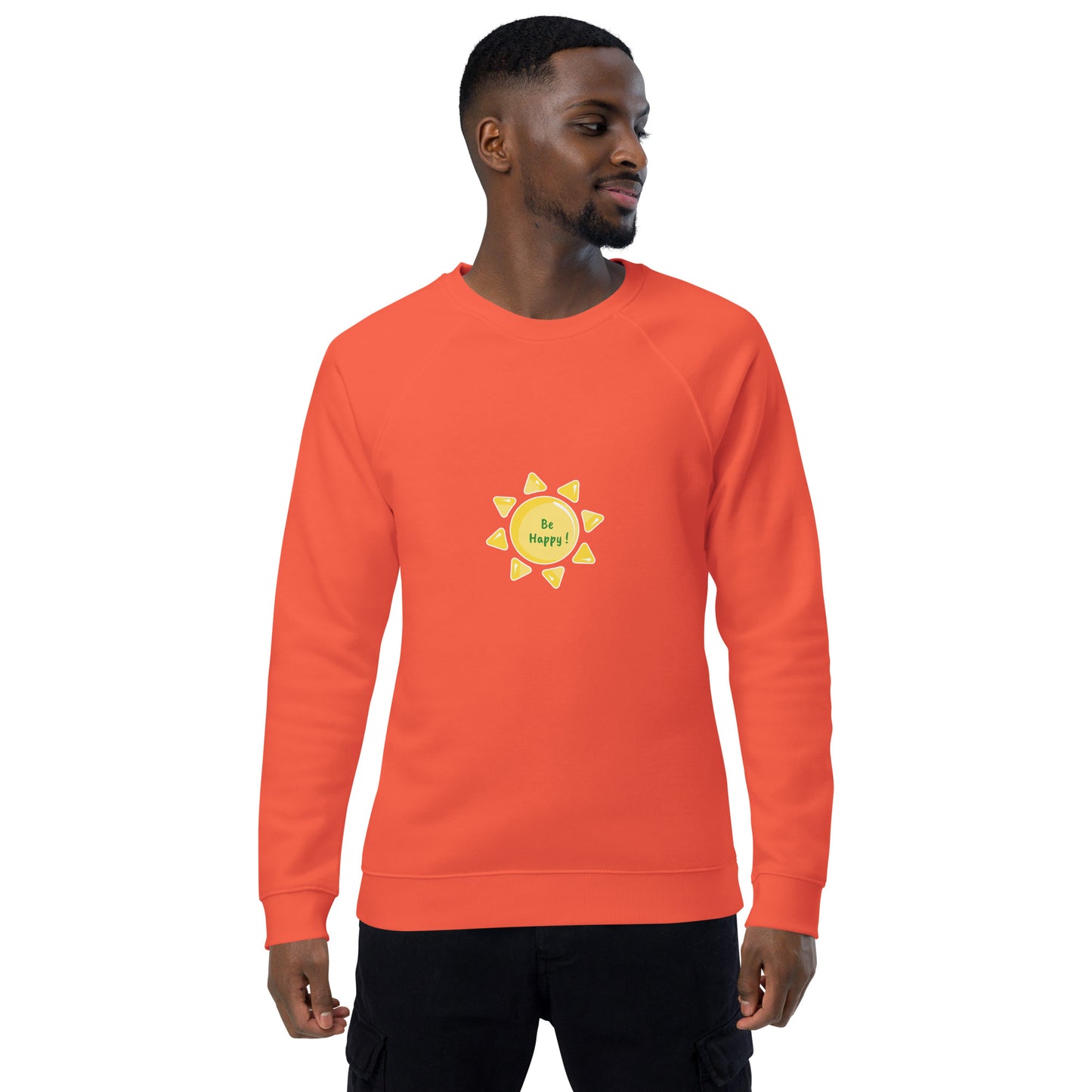 Sweatshirt écologique raglan unisexe